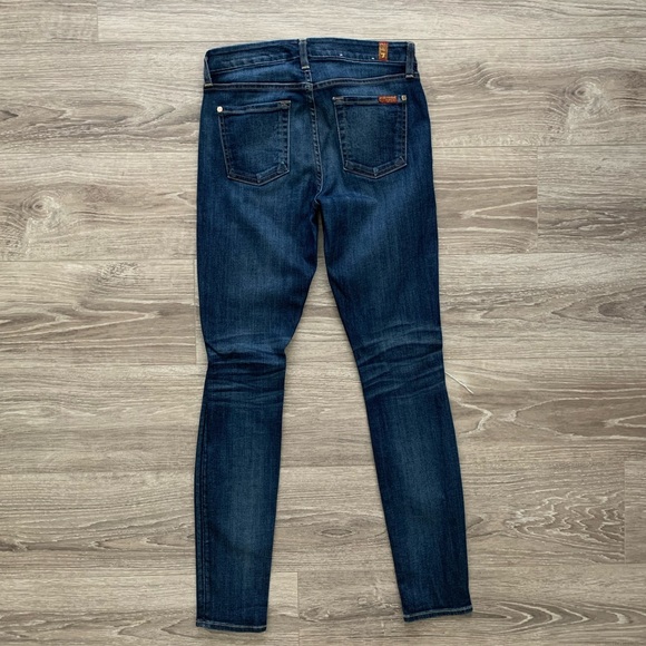 7 for all Mankind Distressed Skinny Jeans - Picture 2 of 5